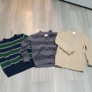Bundle of 3 boys 5T sweaters
